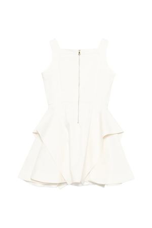 abito in cotone bianco BALMAIN PARIS KIDS | BY1B92P0484100